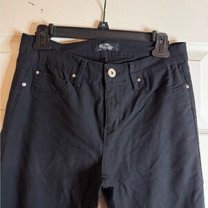 Royalty For Me Women's Black Straight Leg Jeans